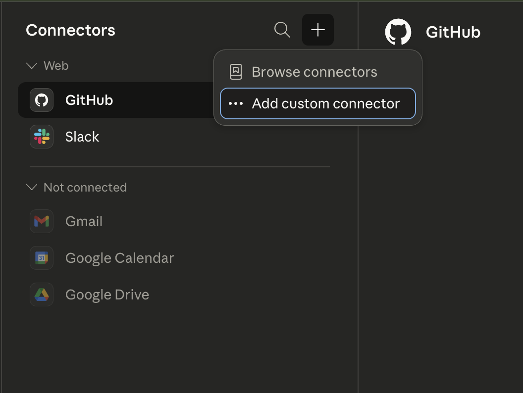 Agregar conector custom